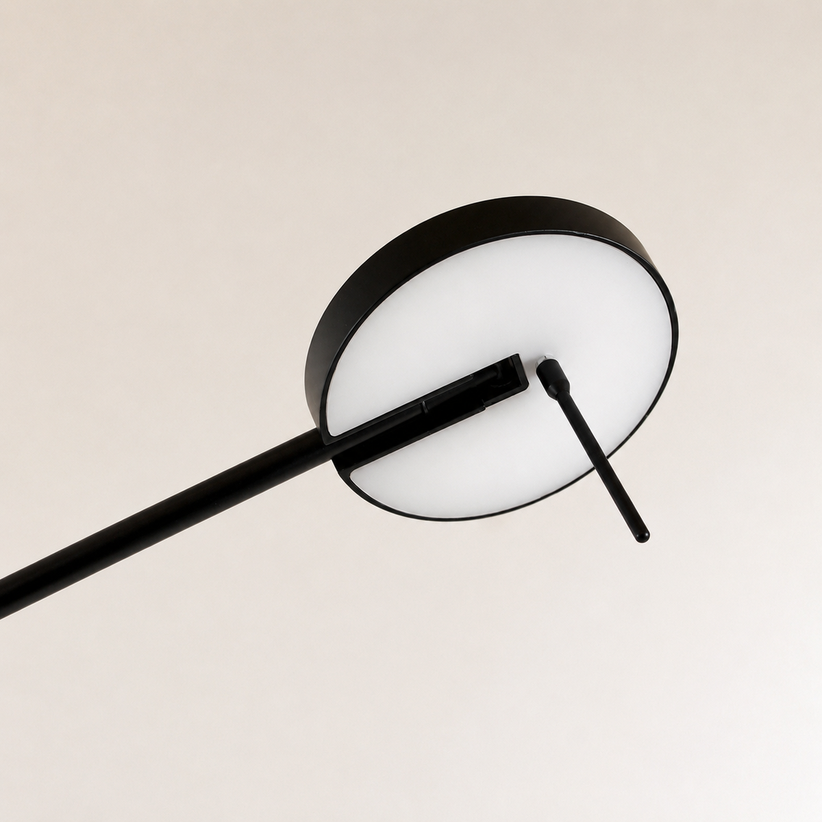 Настільна лампа чорна поворотна H-100 cm W-91 cm Led 10W 3000K Black Slim Groky 260866-100008548