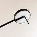 Настільна лампа чорна поворотна H-100 cm W-91 cm Led 10W 3000K Black Slim Groky 260866-100008548