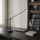 Настільна лампа чорна поворотна H-100 cm W-91 cm Led 10W 3000K Black Slim Groky 260866-100008548