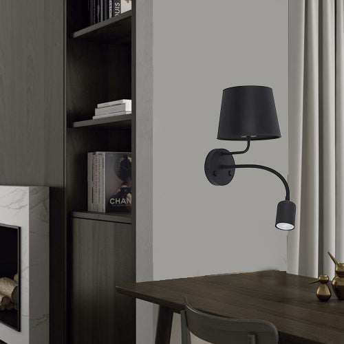 Бра з вимикачем на корпусі Maja Black / Grey Н-50 см 230940-100002537