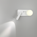 Настінний світильник білий зі спотом лівий L-27 cm Led 4,9W White Tube Bollo 250818-100005776