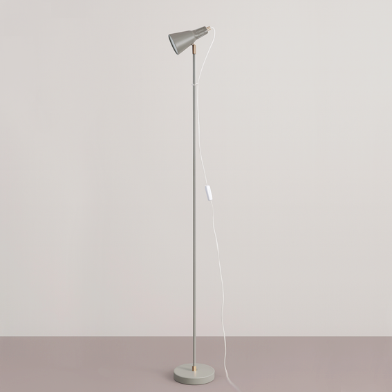 Торшер сірий H-132 cm E14 Grey Ray floor lamp 251036-100006400