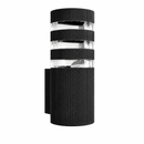 Настінний чорний / сірий вуличний світильник Е27 ІР54 Black / Grey Milena 260619-100008190