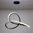 Люстра чорна підвісна D-50 cm Led 45W Black Knot 260188-100007087