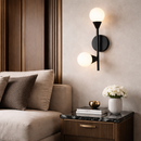 Настінний світильник чорний лівий / правий H-66 cm Led Black+White Turn 260319-100007696