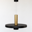 Підвісний світильник чорно - золотий H - 50 cm D - 30 cm Led 15W 3000K Gold + Black Tubie B 260866-100008522