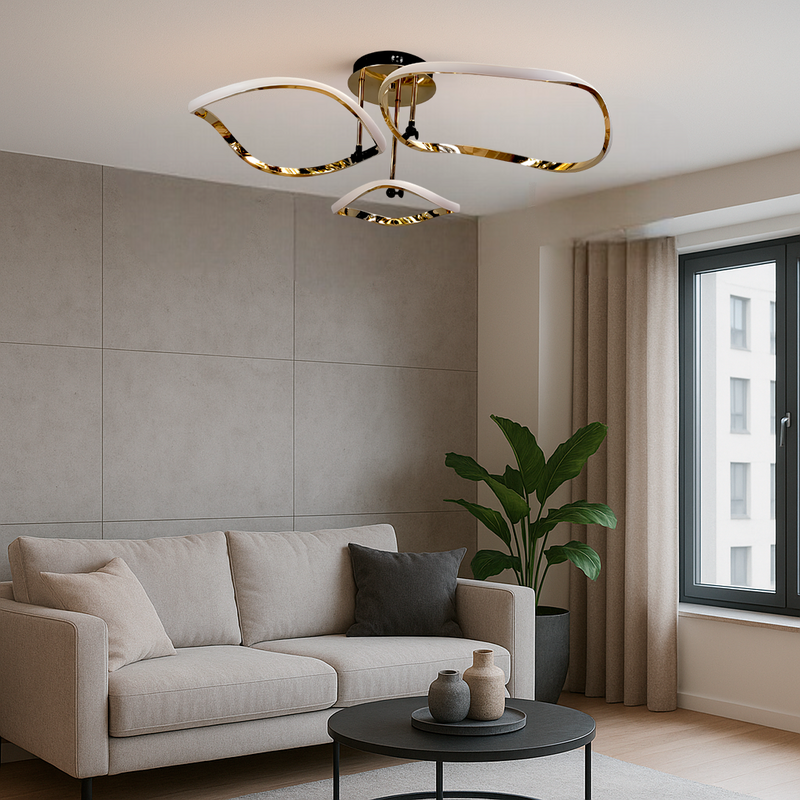 Люстра Loop Goldх3 D-30cm 45W 3000K 250535-100004998
