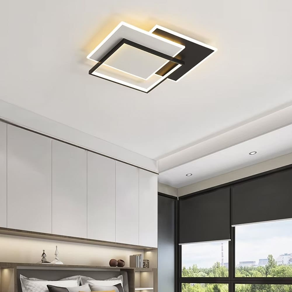 Стельовий світильник Geometry L650 Led 73W 3000K 4000K 6000K Black + White 250218-100004176