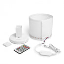 Торшер білий Лед різнокольоровий RGB + Біле світло H-152 cm White Rainbow 250754-100005437