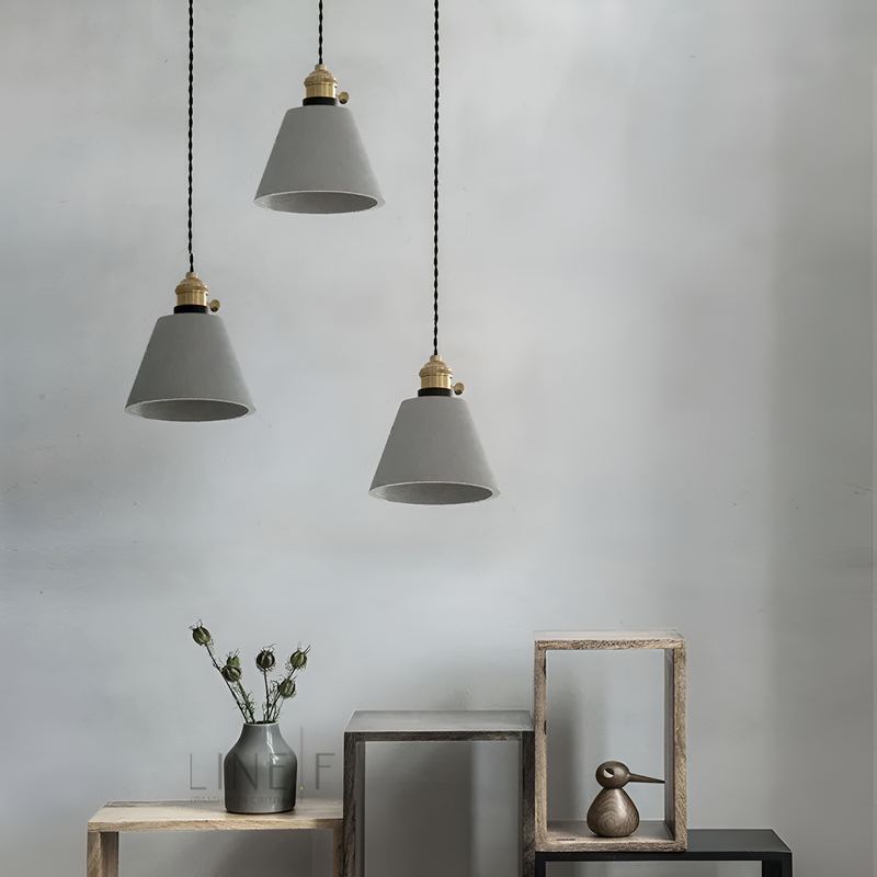 Підвісний світильник Beton D-20cm Е27 Grey 250618-100005105