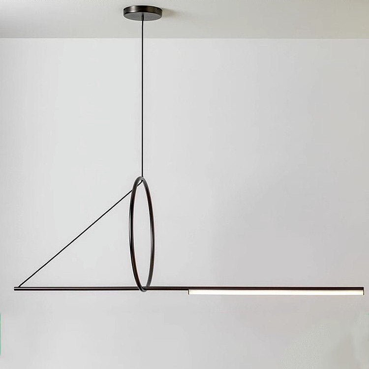 Підвісний світильник чорний L-120 cm Led 14W Black Arrow Geometry 240622-100003427