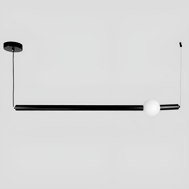 Підвісна люстра Horizontal tubes L-90cm 13W Black+White 250518-100004856