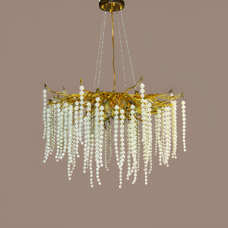 Люстра Tree D-60cm / D-80cm Gold + Clear 250488-100004539