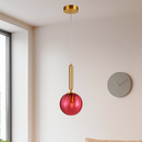 Підвісний світильник червоний D-15 cm E14 5W 4500K Red Ball 250931-100006075