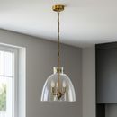 Підвісний світильник прозорий D-33 cm E14 Clear+Gold Vistal 250931-100006070