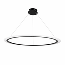 Підвісні люстри чорні D-60 cm / D-80 cm Led 3000K-6000K Black Circle 260118-100007177