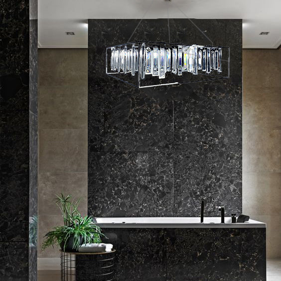 Люстра Crystal Chrome L-60 см Е14 230918-100002482