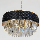 Люстра підвісна Crystal D-50cm / D-60cm / D-80cm E14 Black 250535-100004992