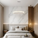 Люстра біла підвісна кільцева D-60 cm Led 35W White Simple Ice 251235-100006814