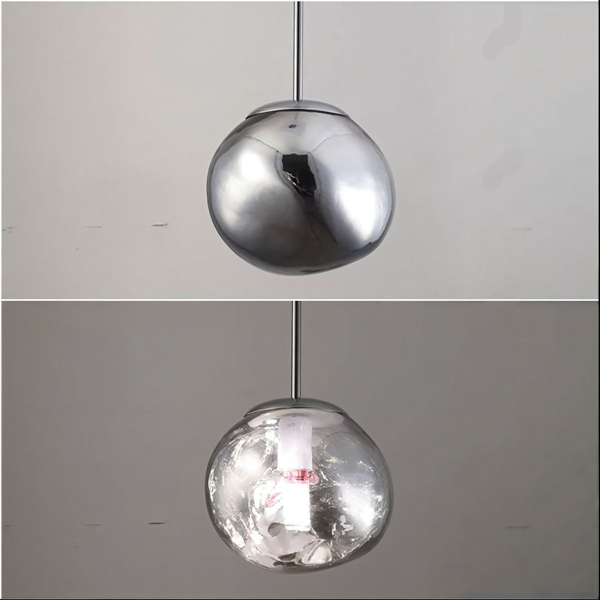 Підвісні світильники Melt plasm H-120 cm 1xE27 D-18 cm / D-28 cm / D-38 cm Smokey 250122-100004072