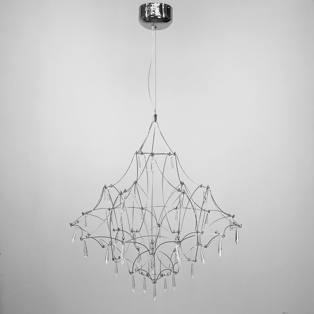 Підвісний світильник Rain D800 Led 19W 3000K 4000K 6000K Chrome 250118-100004106