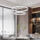 Люстра Double Crystal Rings 60 cm + 40 cm Chrome 250676-100005135
