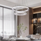 Люстра Double Crystal Rings 60 cm + 40 cm Chrome 250676-100005135