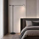 Торшер чорний з поворотним плафоном H-165 cm W-91 cm Led 10W 3000K Black Slim Groky 260866-100008549