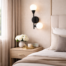 Настінний світильник чорний лівий / правий H-66 cm Led Black+White Turn 260319-100007696