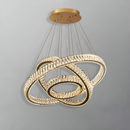 Люстра Triple Crystal Rings 65 cm + 45 cm + 25 cm Gold 250676-100005146