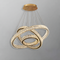 Люстра Triple Crystal Rings 65 cm + 45 cm + 25 cm Gold 250676-100005146