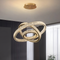 Люстра Triple Crystal Rings 65 cm + 45 cm + 25 cm Gold 250676-100005146