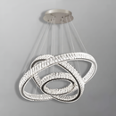 Люстра Triple Crystal Rings 65 cm + 45 cm + 25 cm Chrome 250676-100005145