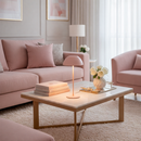 Лампа настільна рожева з купольним плафоном H-28 cm Led 1,8W Pink Dome Lamp 260240-100007502