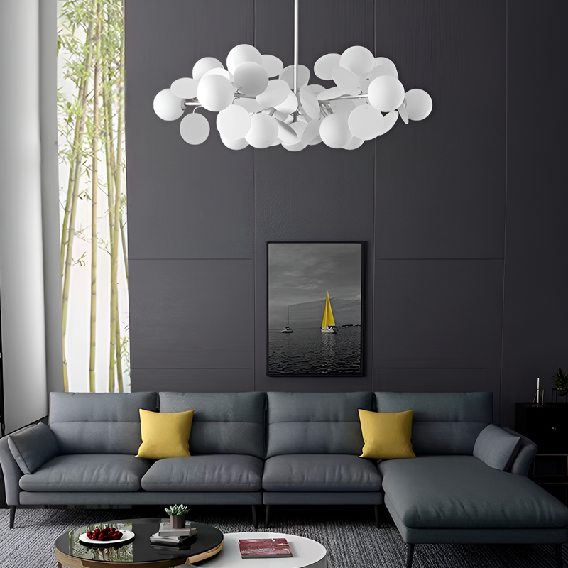 Люстра Fiore E27 Silver + White 250419-100004464
