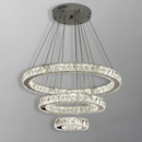 Люстра Triple Crystal Rings 60 cm + 40 cm + 20 cm Chrome 250676-100005143