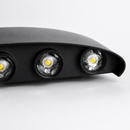 Настінний вуличний світильник Led 10W IP54 3000K Black / White 230619-100002159