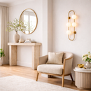 Настінний світильник золотий з чотирма білими плафонами H-70 cm G9x4 Gold+White Four Balls 260319-100007698