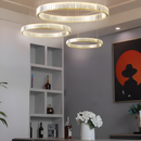 Підвісний світильник Brass ring luxury 30-50-70 Led 103W 3000K-6000K Gold 250235-100004202