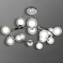 Підвісний світильник Modo clear bubble D-75 см 15xG9 Chrome + Clear 250418-100004371