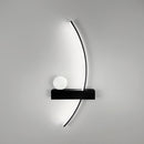 Настінні світильники чорні L-60 cm / L-100 cm Led 12W 4000K Right / Left Black 250918-100002076