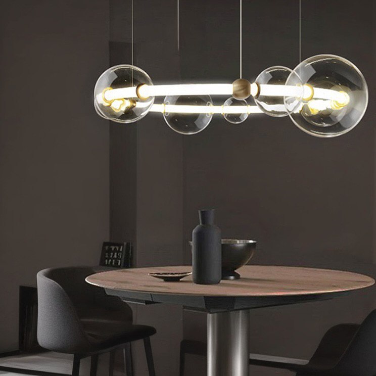 Підвісні світильники Bubble clear H200 D730 Led 36W / D940 Led 50W White + Gold 250135-100004080