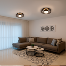 Стельовий світильник з димчастим плафоном D-23 cm Led 5W Smoke Dome Lamp 251036-100006404