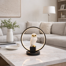 Настільна лампа з оригінальним плафоном H-33 cm Led 4W Black Owl 260240-100007503