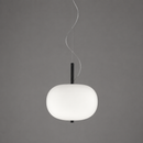 Підвісний білий світильник D-24 cm / 30 cm Led 6W / 9W White+ Black Former ball 260658-100008277
