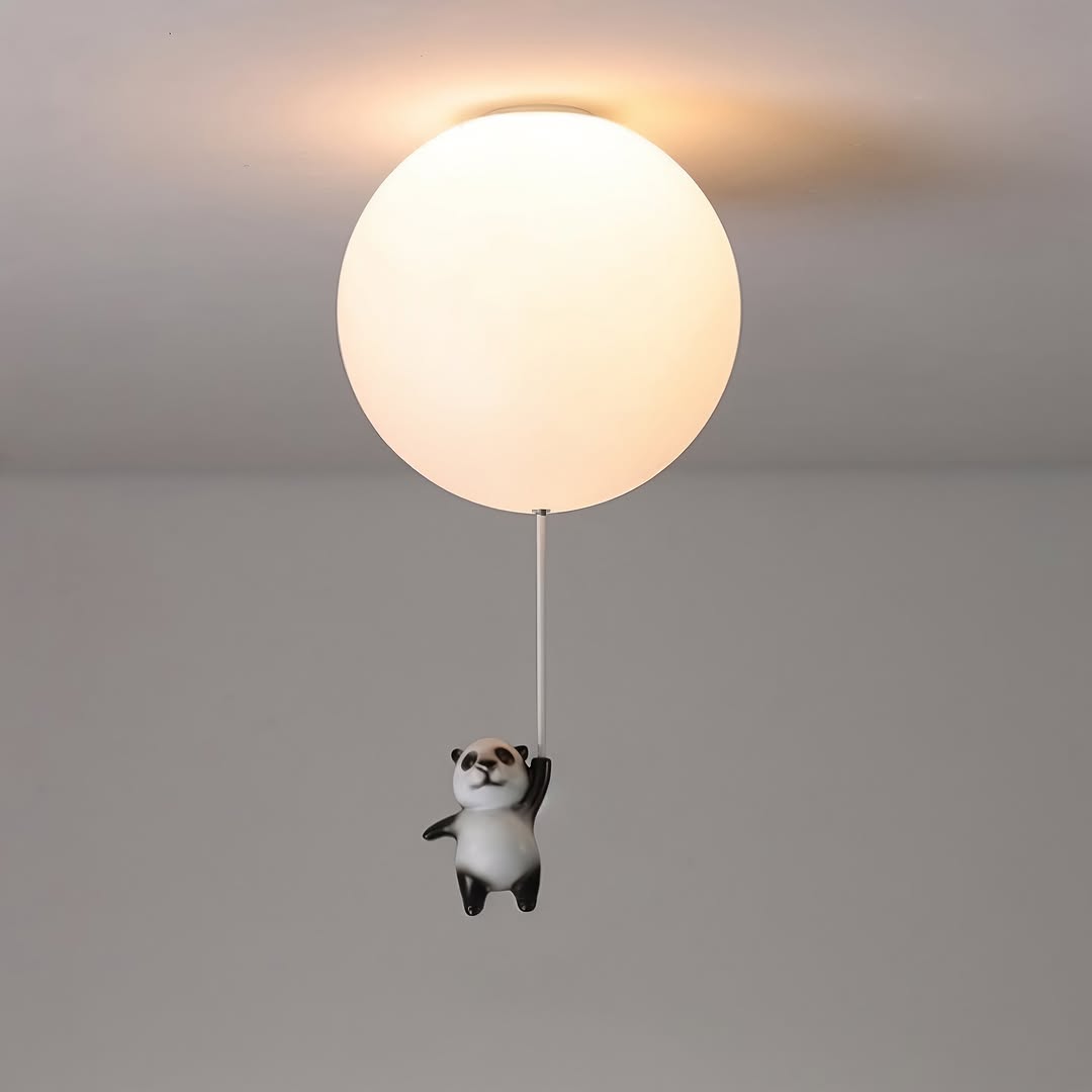 Стельові світильники Panda ball 1xE27 D150 / D200 / D250 Black + White 250331-100004245