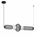 Підвісна світильник L-95 cm Led 12W 3000K Black+White Lattice 260131-100007197
