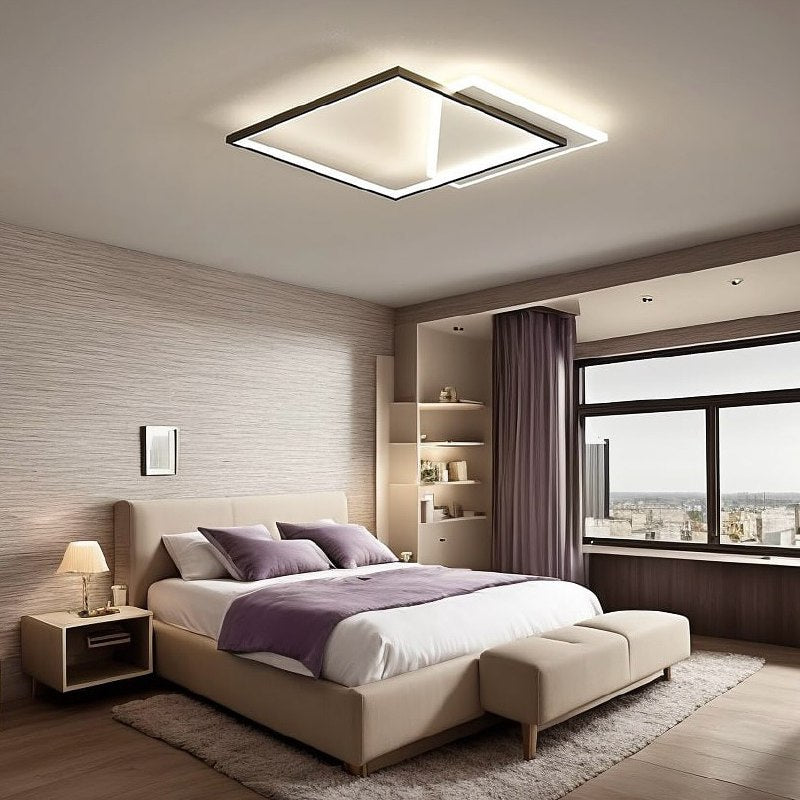 Стельовий світильник Double ceiling L500 Led 36W 3000K-6000K Black + White 240676-100003367