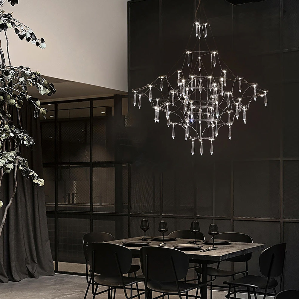 Підвісний світильник Rain D800 Led 19W 3000K 4000K 6000K Chrome 250118-100004106
