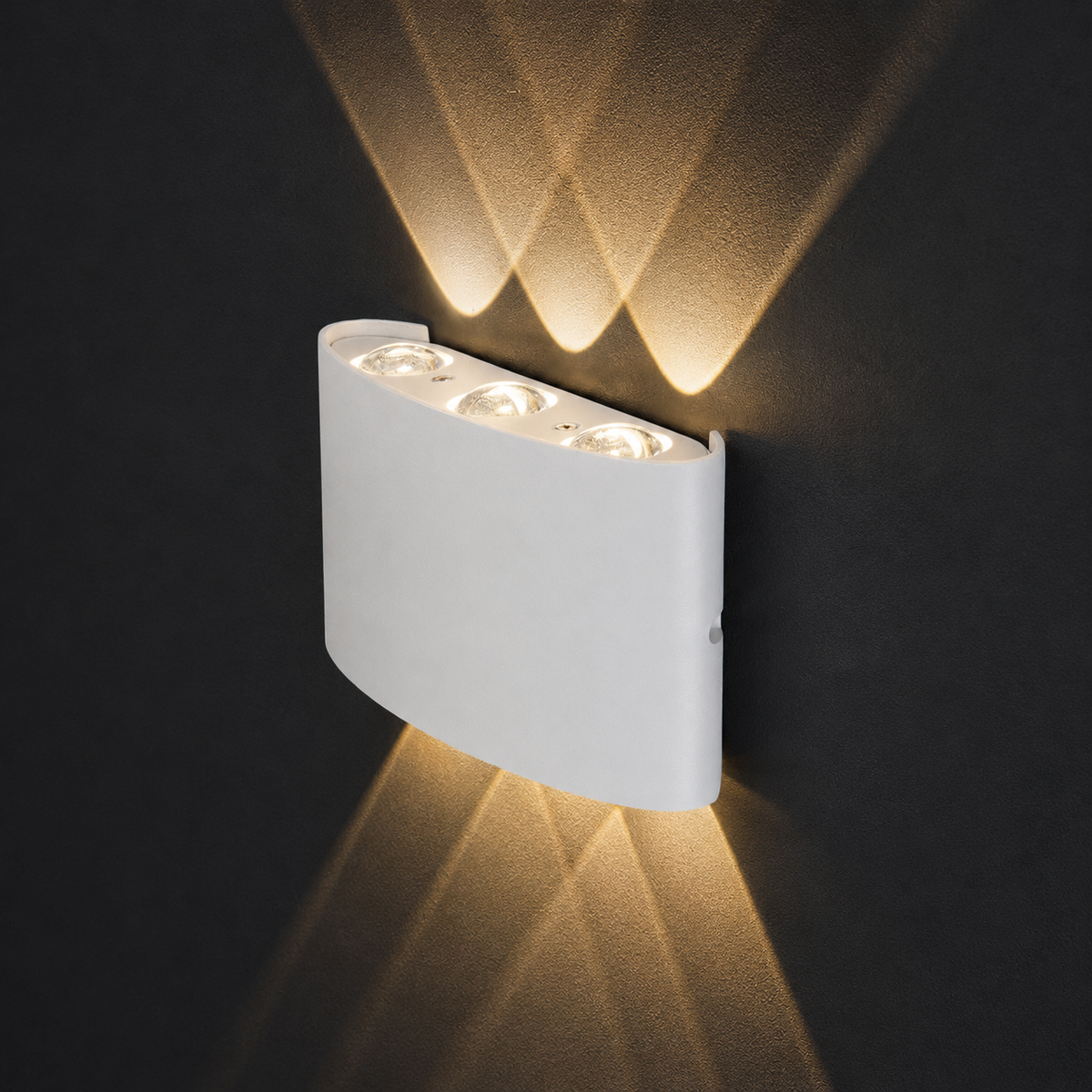 Настінний білий вуличний світильник Led 6W IP54 3000K White Delia 260619-100008186